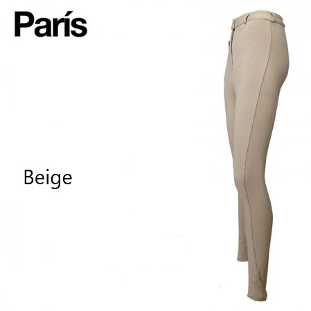 Pantalones montar Paris mujer algodón con refuerzo en la rodilla.